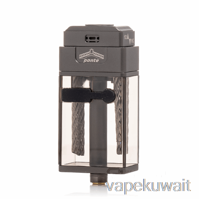 Orca Vape X Mrjustright1 Ponte Xl Rdta Stubby Tank Gunmetal Vape Pod System